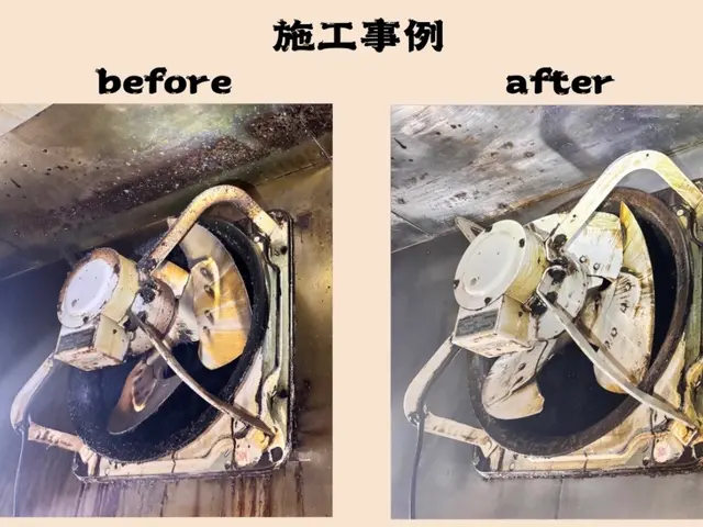 換気扇清掃　プロペラタイプサービスの画像