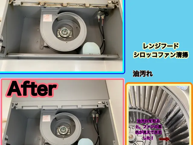 東海エリア対応！しつこい内部の油汚れを除去☆内部清掃で吸い込み抜群！サービスの画像