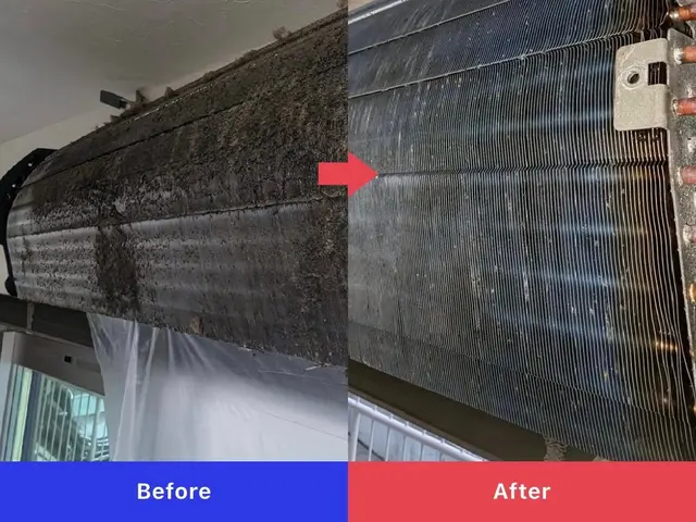 迷ったら弊社へお任せ下さい！プロが行うエアコン清掃！キレイな空気で新年を♪サービスの画像