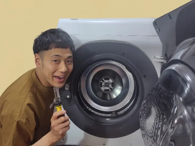 お値段張りますが、完全分解、最高レベルの洗濯機クリーニングをお届けします！サービスの画像