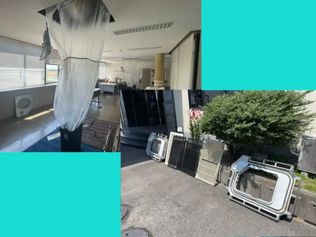 安心・清潔な空間を提供！インボイス対応の天井埋め込みエアコンクリーニングサービスの画像