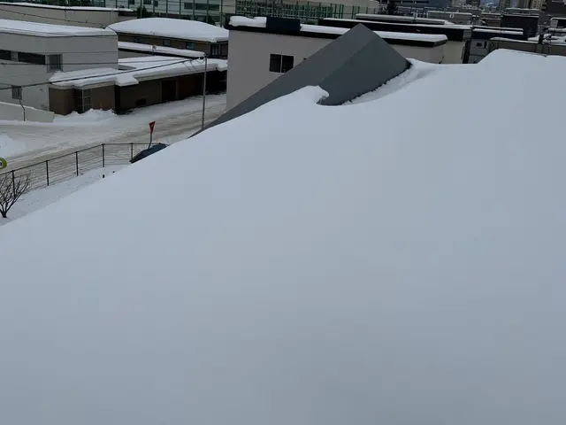 〜雪かき１１０番〜雪かき/雪庇落とし/カーポート雪下ろし/軽トラ排雪お任せ下さいサービスの画像