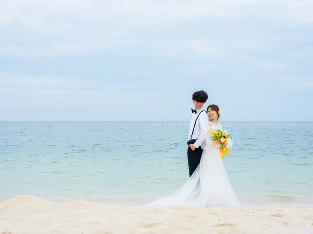 直前でもご予約可能！沖縄エリアNo１実績あり！【前撮り撮影】ブーケ無料貸出中！