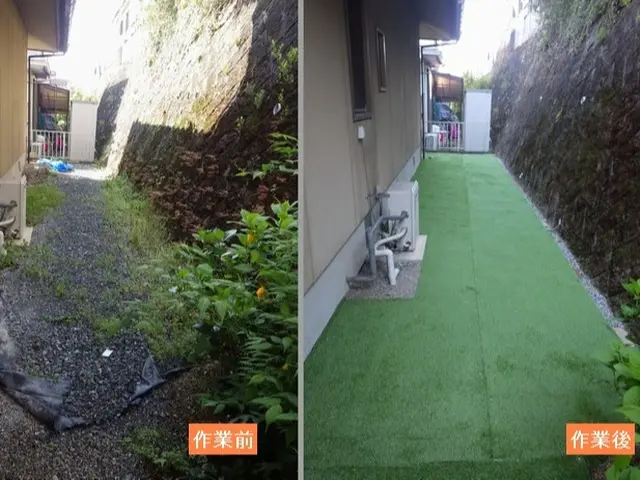 木も気もスッキリ!お庭に新しい風を！低木はゴミ回収込み！サービスの画像