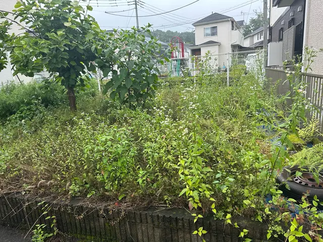 空き家•企業・空き地・土手でも対応します。定期作業も可能です。サービスの画像