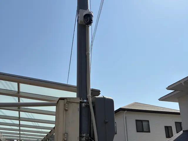 防犯カメラの設置工事サービスの画像