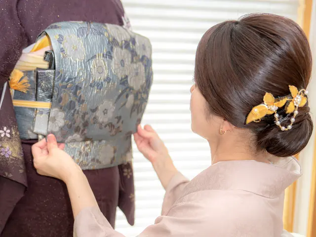 ◎着たいを叶えたい◎スレンダーでこなれた着付◎簡単アップヘア込