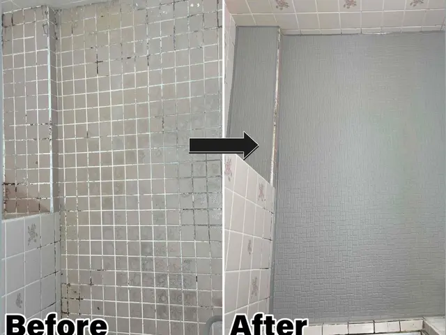 ★バスフロア施工★（浴室床シート貼り）自社開発した床シートでヒヤッとしません。サービスの画像