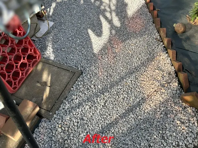 砂利（砕石）敷設サービスの画像