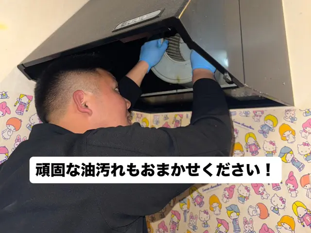 追加料金なし！内部までピカピカ分解洗浄◎頑固な油汚れもおまかせください！サービスの画像