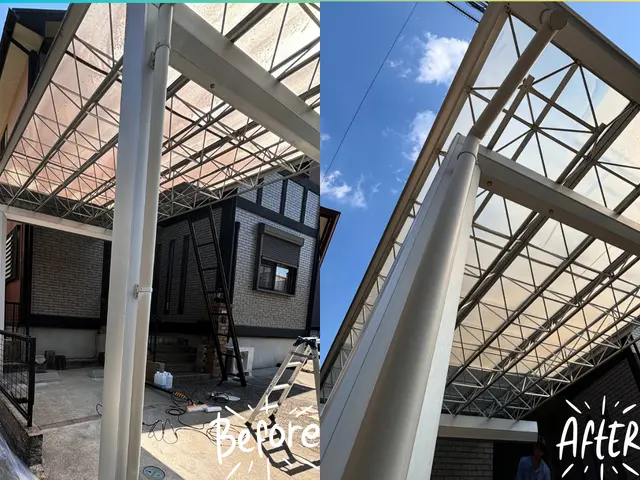 カーポート洗浄★サービスの画像