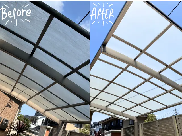 カーポート洗浄★サービスの画像