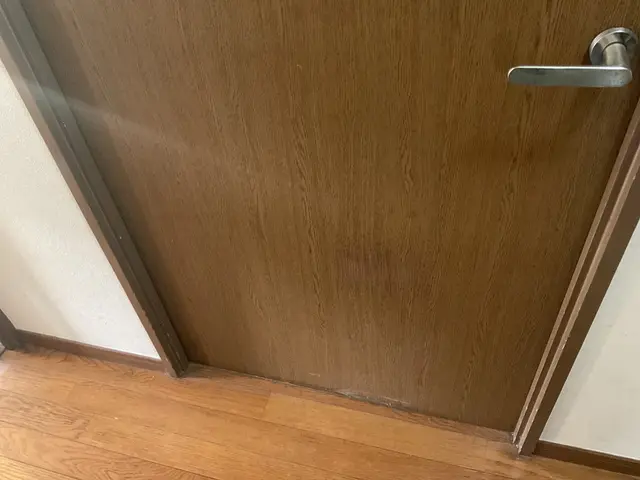 クヨクヨするのは今日でやめに！室内ドア傷や穴　色ハゲなど　なかったことにサービスの画像
