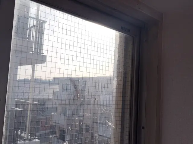 窓枠をシート貼りで綺麗に☆サービスの画像