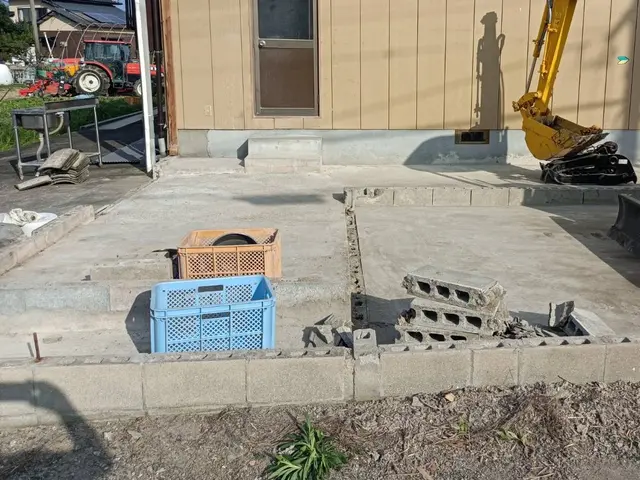 ブロック塀　解体撤去　当社にお任せください！！サービスの画像