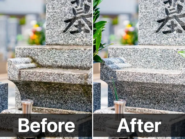 【完全手作業】寺院出身・接客のプロである店主による本格墓石クリーニングサービスの画像