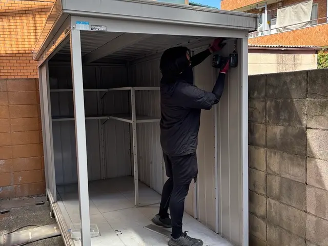 【6,000円】電動工具持参。金属製の物置の解体、回収お任せください！サービスの画像