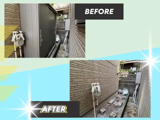 【6,000円】電動工具持参。金属製の物置の解体、回収お任せください！サービスの画像