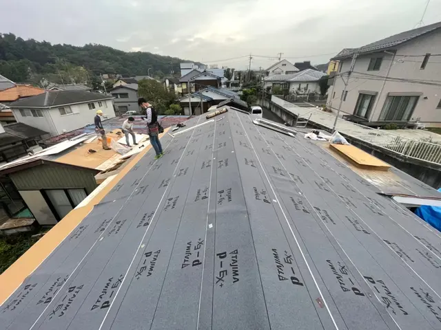 【完全自社施工】正直。誠実。正確。損害保険加入済で万が一も安心です！！サービスの画像