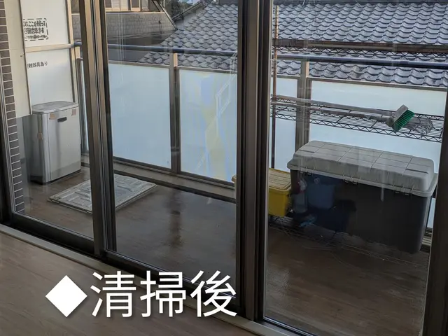 ✦床+壁+網戸+窓の外側まで洗浄して花粉や黄砂を洗い流します✧サービスの画像
