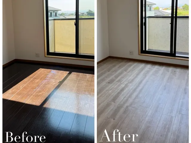 《床フロアタイル施工》サービスの画像