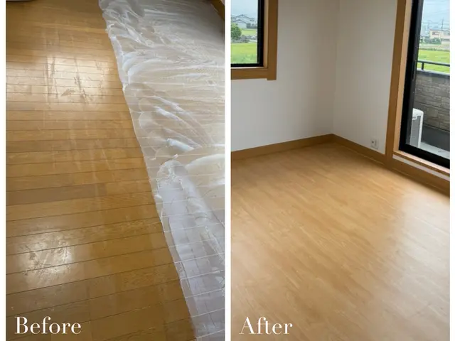 《床フロアタイル施工》サービスの画像