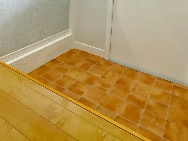 クッションフロア全張り替え歓迎。サービスの画像