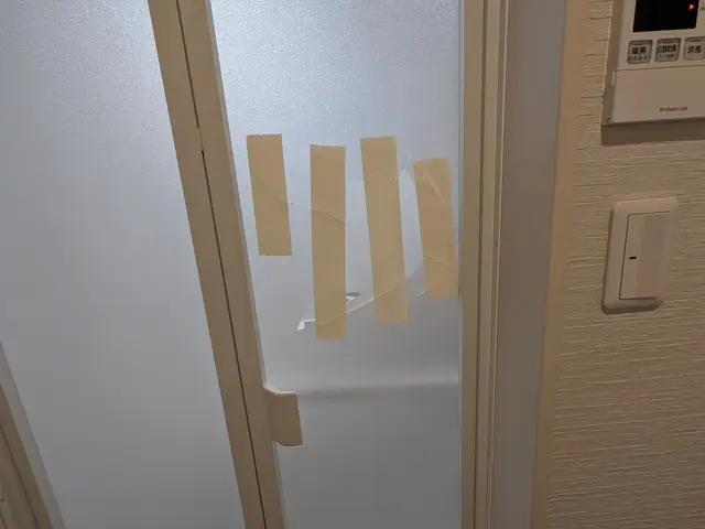 古くなったお風呂のドア交換！下見から施工まで私が誠実・感謝で対応いたします。サービスの画像