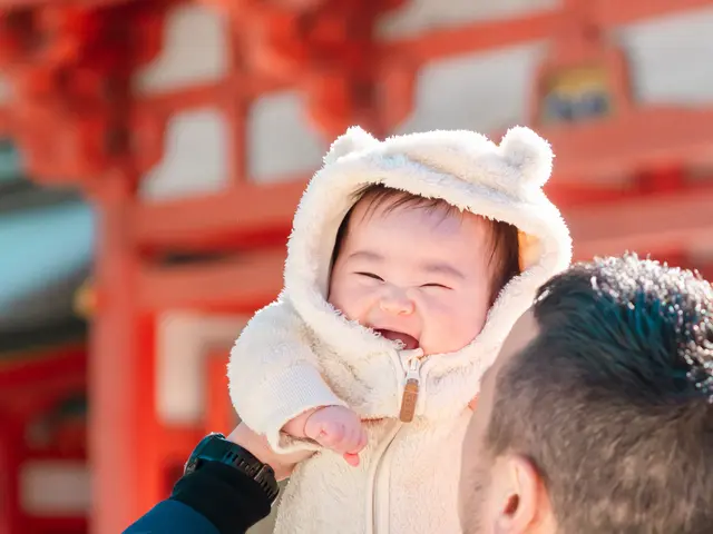 泣いても大丈夫。赤ちゃんペースのお宮参り撮影。