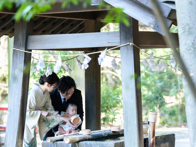 泣いても大丈夫。赤ちゃんペースのお宮参り撮影。