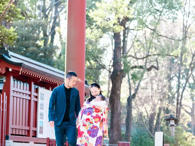 泣いても大丈夫。赤ちゃんペースのお宮参り撮影。