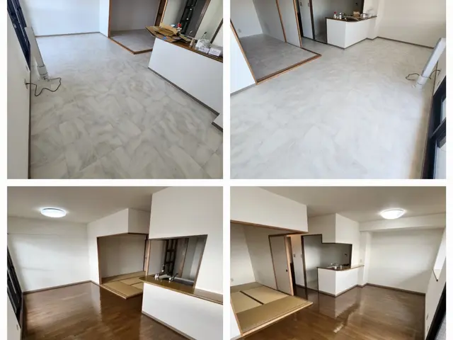 CF、フローリング上にそのまま張ります  ■原状回復はお知らせ下さい。要見積り！サービスの画像