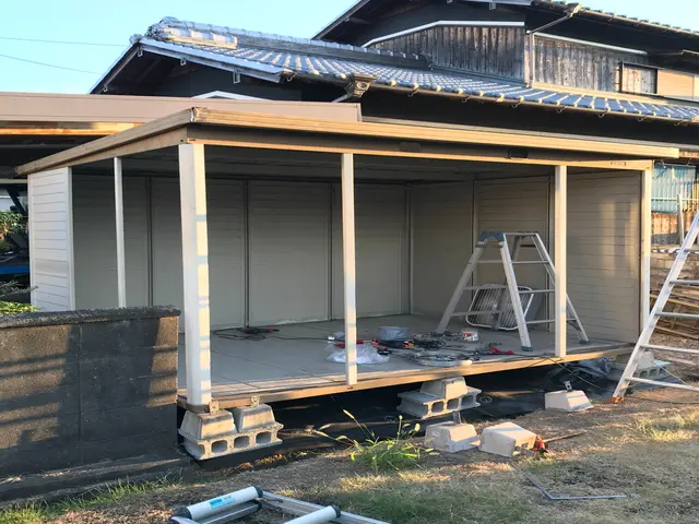 物置解体・撤去！　中身の不用品も処分可能です。サービスの画像