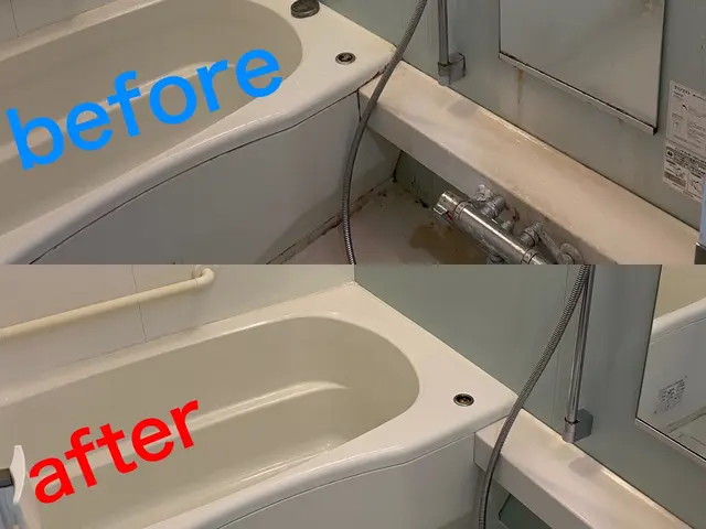 丁寧な作業の女性スタッフ同行！女性のみ指定も可能！カビ&水垢スッキリ取り除きますサービスの画像