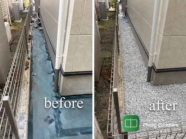 除草、除草剤込み！２０平米以上は割引あり♪防草シート、ウッドチップ可！相談無料♪サービスの画像