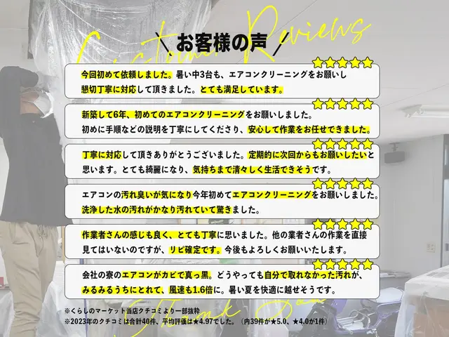 ◎初回限定価格実施中◎年間1,000台以上の豊富な実績！汚れ｜カビ徹底洗浄しますサービスの画像