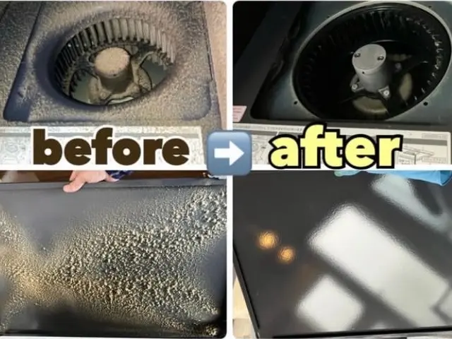 頑固な油汚れもしっかり洗浄致します！換気扇クリーニングは当店にお任せ下さい☆サービスの画像