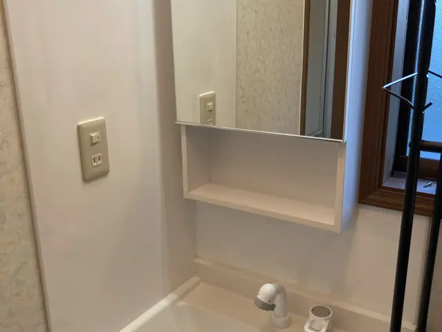 親切、丁寧、迅速に洗面所のお掃除いたしますサービスの画像