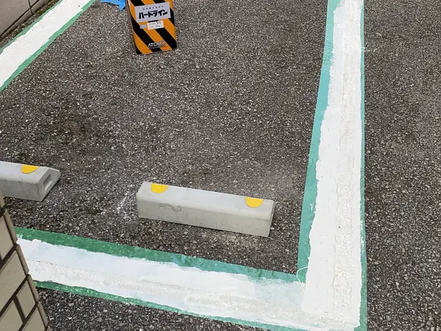 駐車場土間コンクリート塗装及びラインびきサービスの画像