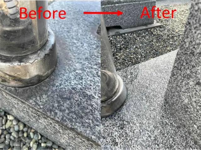 【墓地清掃士】が心を込めて磨く、丁寧さが自慢の墓石クリーニングですサービスの画像