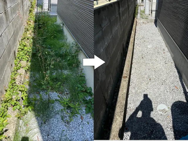 手作業による丁寧な草むしりです【浜松市、湖西市、磐田市 】サービスの画像