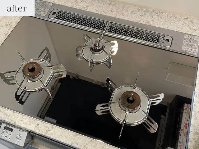 【店長か副店長が必ずお伺い☆】キッチンの油汚れ..徹底除去☆頼んで後悔させませんサービスの画像