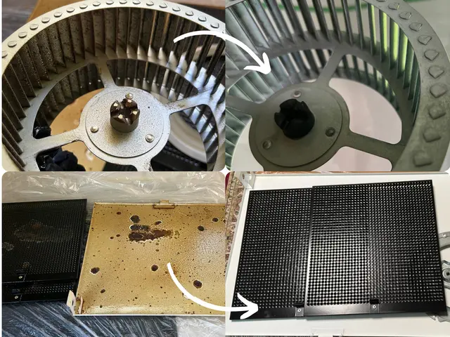 見えない奥までスッキリ洗浄→換気効率アップ☆ベタつき知らずの快適キッチンへ♪サービスの画像