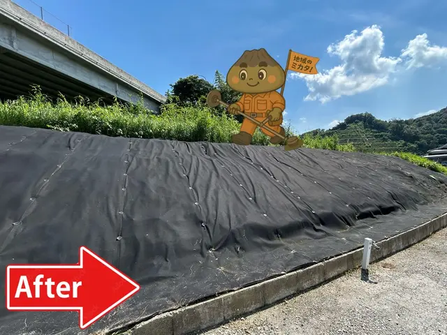 たーぼー店長が直接対応します！　　　　傾斜地から広範囲まで丁寧作業！サービスの画像