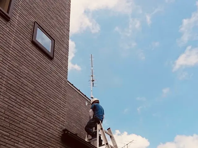 【残暑応援ｷｬﾝﾍﾟｰﾝ9月まで！】アンテナ調整、立て直し、電波調査【大雨強風】サービスの画像