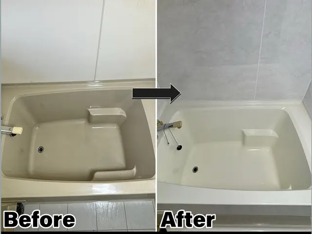 ★浴槽カラーコーティング★自社開発した浴槽専用塗料で耐久年数UP！新品同様！サービスの画像