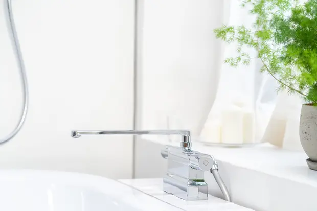 壁付きタイプの蛇口