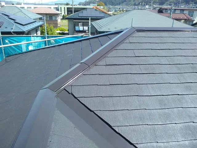 遮熱塗料使用 カラーベスト コロニアル スレート等 しっかりと施工します 株式会社たのしいリフォームの屋根塗装 スレート くらしのマーケット