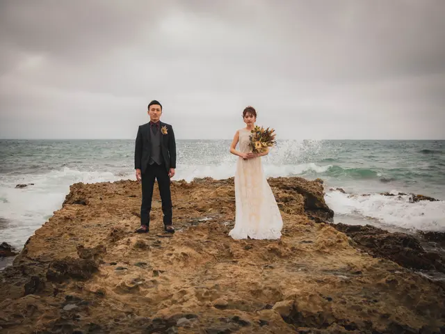 前撮り ブライダルフォト 全データ渡し ドローン撮影可 1時間分で2時間撮影 Creative Photo Kの出張撮影 カメラマン ウェディングフォト くらしのマーケット